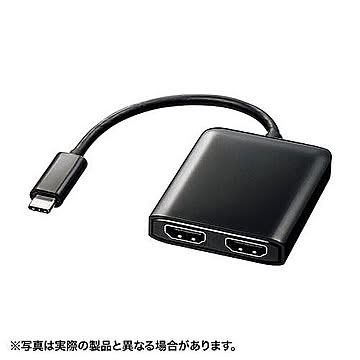 サンワサプライ USB TypeC MSTハブ　(DisplayPort Altモード) AD-ALCMST2HD 管理No. 4969887764985