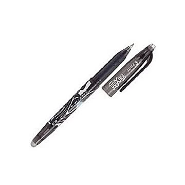 (まとめ) ゲルインキフリクションボールキャップ式極細0.5mmブラック10本 【×10セット】