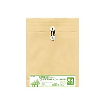 （まとめ）菅公工業 再生紙クラフトパッカー ホ158 A4（10枚）【×5セット】