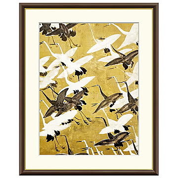 額絵 千羽鶴香包 尾形光琳 42x34cm 三幸