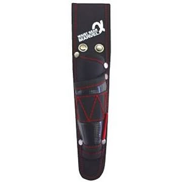 （まとめ）電工ポケット WAIST GEAR 【ドライバー差し×5セット】 レッド（赤） マーベル MDP-64AR