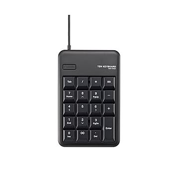 まとめエレコム テンキーパッド メンブレンUSB2.0ハブ付 ブラック TK-TCM012BK 1個×3セット