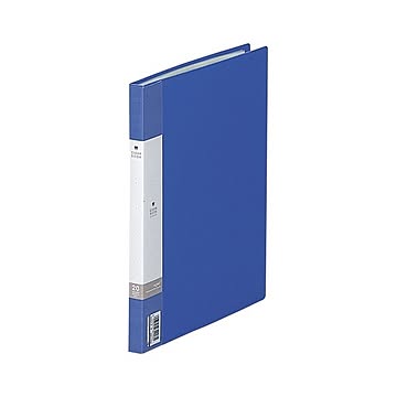 （まとめ） リヒトラブ リクエスト・クリヤーブック （20ポケット） G3207-8 青 1冊入 【×10セット】
