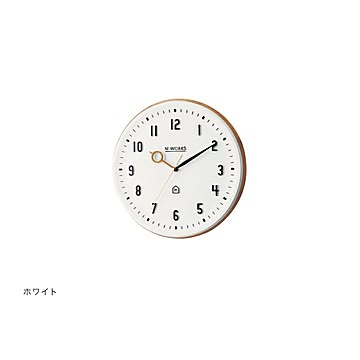 【インターフォルム】Kemppi ケンピ ウォールクロック　WH　CL-3931