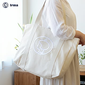 Irma イヤマ｜ショッピングバッグ(生成り)　ママバッグ トートバッグ 大容量