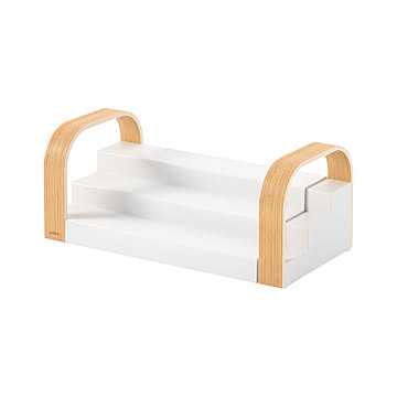 Umbra アンブラ BELLWOOD 3-Tier Spice Shelf ベルウッド スパイスラック 3段 調味料収納 収納棚 キッチン 食器棚 取っ手付き 木製