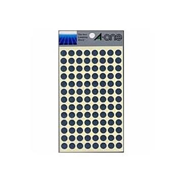 （まとめ） エーワン カラーラベル 丸型9mm径 07012 銀 1P8シート（832片）入 【×10セット】