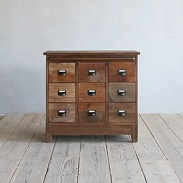 古材 チェスト デザインチェスト  幅80センチ 整理タンス 