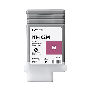 キヤノン インクタンク PFI-102染料マゼンタ 130ml 0897B001 1個