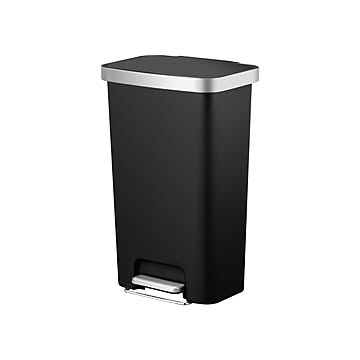 ゴミ箱 45L おしゃれ 分別 ワイド ごみ箱 蓋付き キッチン 45リットル対応 ペダル式 キャスター付き 6266-45