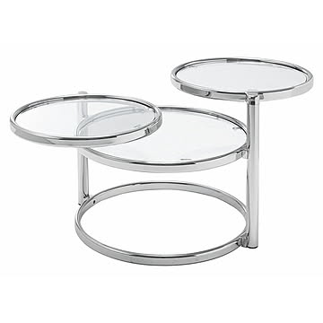 リビングテーブル 組立式 LT-77 幅590(1380)x奥行500(845)x高さ435mm 桜屋工業