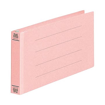 （まとめ）プラス フラットファイル 062NW 伝票 ピンク 10冊×30セット