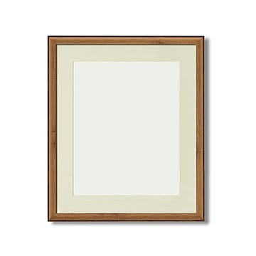 軽量水彩額縁/フレーム 【F8号/オーク】 壁掛けひも/UV(紫外線)カットアクリル/マット付き 化粧箱入り 8155