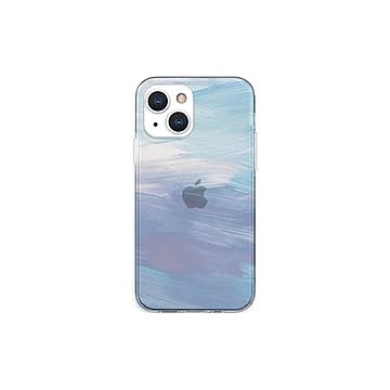 AKAN ソフトクリアケース for iPhone 13 mini ブルーパステル AK20958i13MN