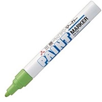(業務用20セット) 三菱鉛筆 油性ペン/ペイントマーカー 中字 PX-20.5 黄緑