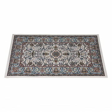 イラン製ウィルトン織玄関マット クリーム 約60×90cm NIRISE60CR