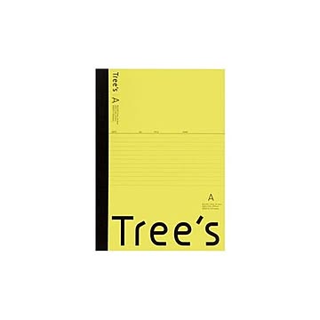 （まとめ）キョクトウ・アソシエイツ Trees A4 A罫 40枚 イエロー【×20セット】