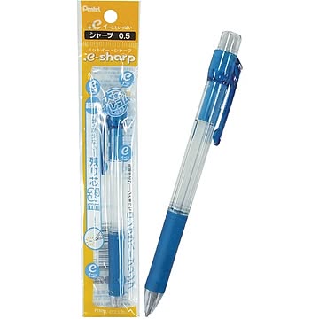 ぺんてる 大きい消しゴムドットイーシャープ ブルー 5個セット 32-535