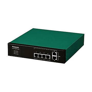 パナソニックESネットワークスPoE給電スイッチングハブ GA-AS4TPoE+ 6ポート PN25048 1台