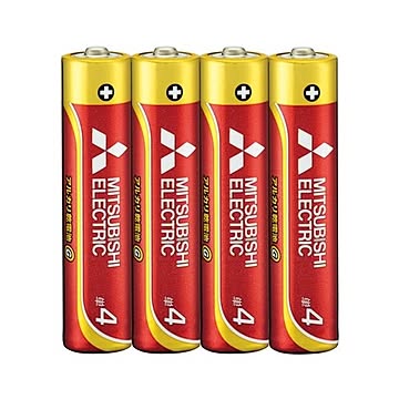 （まとめ） 三菱電機 三菱電機アルカリ乾電池 単4形 40本×5セット