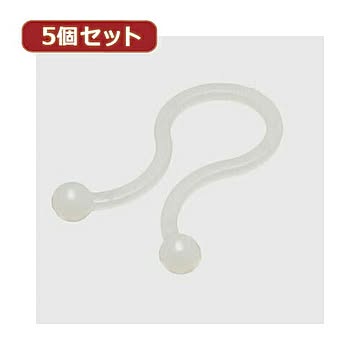 YAZAWA ツイストケーブルバンド 5個セット 内径24mm FTT24X5