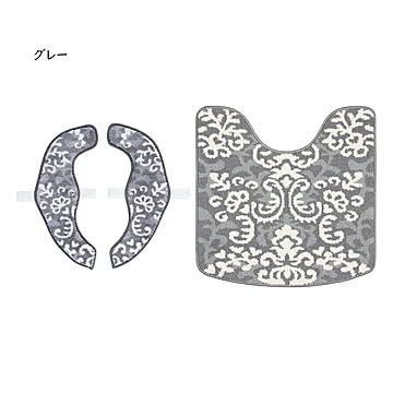 トイレマット 便座マット セット ルルディ SELECT JUST FIT 60x60cm＋フリー カキウチ