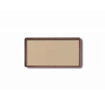 【長方形額】木製額 縦横兼用額 前面アクリル仕様 ■高級角丸木製長方形額（500×250mm） ブラウン