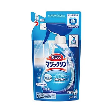 (まとめ) 花王 ガラスマジックリン つめかえ用 350ml 1個 【×30セット】