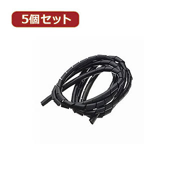 YAZAWA 5個セット チューブ 内径 6mm 黒 1.5mFCT6KX5