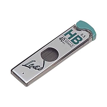 (まとめ) プラチナ プラチナシャープ SHARP芯 P-LEAD 0.5mm HB シン5Q-200A#4 1個(40本)  【×100セット】