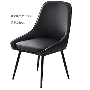 チェア 同色2脚入 組立式 Alterna ONCH0295 幅53.5x奥行58x高さ83cm B.Bファニシング