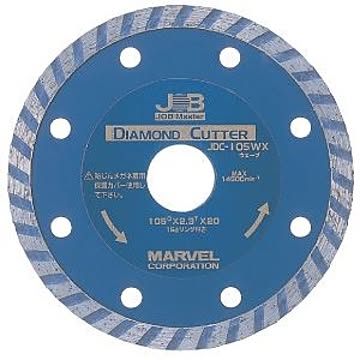 ダイヤモンドカッター ウェーブタイプ ジョブマスター JDC-105WX