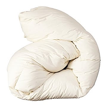 日本製 羽毛掛け布団 セミダブルロング ホワイトダックダウン93% 充填量1.2kg ロイヤルゴールドラベル 立体キルト 抗菌 軽量 国産 あったか 400dp以上 5年保証 掛け布団