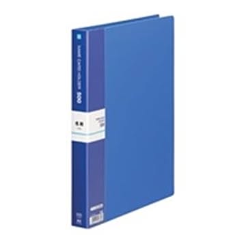 （まとめ）テージー 名刺ホルダー NC-502-02 A4S 500名 青×3セット