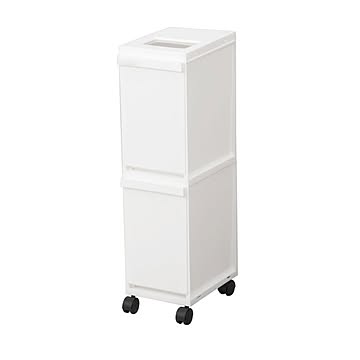 ゴミ箱 スリム 20リットル 20L 蓋つき 分別 スリム キャスター付き 軽い 軽量 ダストボックス キッチン リビング S-TD2