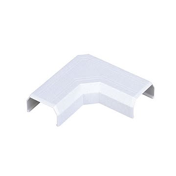 (まとめ) エレコム フラットモール接続ユニット マガリ 幅26mm用 ホワイト LD-GAFM3/WH 1個 【×30セット】