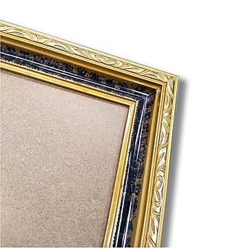 【受注生産】 豪華なゴールド賞状額 太いフレーム 寸五巾金雲賞状額 八二（394×273mm）