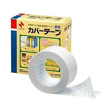 (まとめ) ニチバン カバーフィルム テープタイプ35mm×8m CF-35TN 1巻 【×30セット】