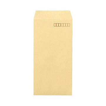 (まとめ) ピース 再生クラフト封筒(厚口タイプ) 長3 100g/m2 〒枠あり 540 1パック(70枚)  【×30セット】