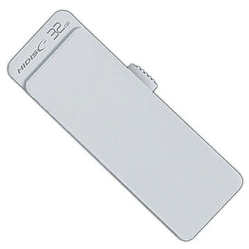 HIDISC USB 2.0 フラッシュドライブ 32GB 白 スライド式 HDUF127S32G2 管理No. 4984279651964