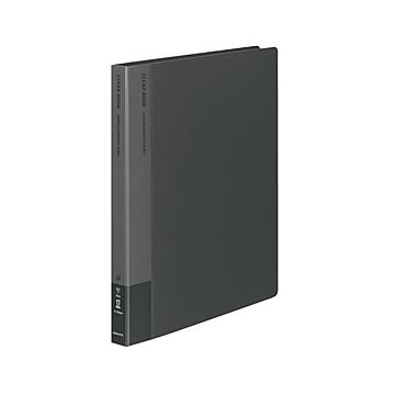 コクヨ クリヤーブック替紙式A4タテ 30穴 12ポケット付属 背幅27mm ダークグレー ラ-720DM 1セット10冊