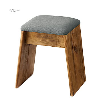 東谷 スツール 2脚入 グレー 幅40x奥行31x高さ45cm HIT-201