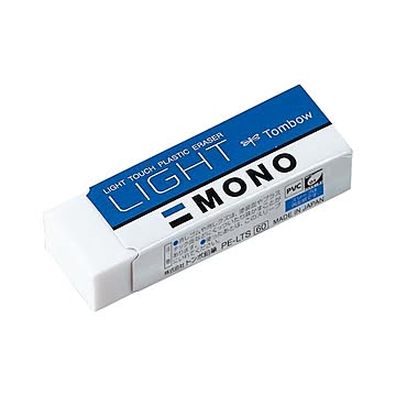 （まとめ） トンボ鉛筆 消しゴム モノライト PE-LTS 1個入 【×50セット】
