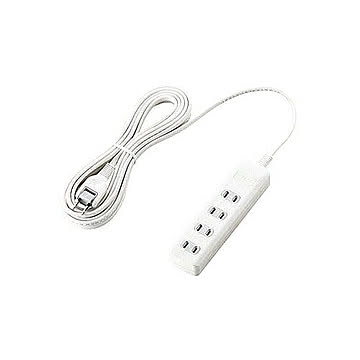 エレコム 雷ガードタップ T-K1A-2450WH 管理No. 4953103457010