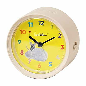 Leo Lionni Alarm Clock レオ・レオニ アラームクロック DCL-003 DCL-004 置き時計 置時計 目覚まし時計 アラーム時計 スイープムーブメント カチカチ音がしない