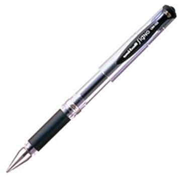 （まとめ）三菱鉛筆 ボールペン シグノ UM153.24 太字 黒×20セット