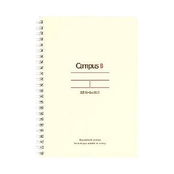 （まとめ）コクヨ キャンパスツインリングノート（ミニサイズ）A5 B罫 50枚 赤 ス-T130B-R 1セット（10冊）【×5セット】