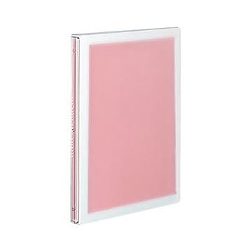 （まとめ）コクヨ スライドバインダー（コロレー）スリムタイプ B5タテ PP表紙 26穴 ピンク ル-PV30P 1セット（6冊）【×3セット】
