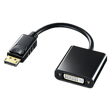 サンワサプライ DisplayPort-DVI変換アダプタ AD-DPDVA01 管理No. 4969887762035
