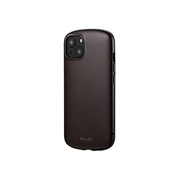 LEPLUS iPhone 13 超軽量・極薄・耐衝撃ハイブリッドケース「PALLET AIR」 マットダークブラウン LP-IM21PLAMBR
